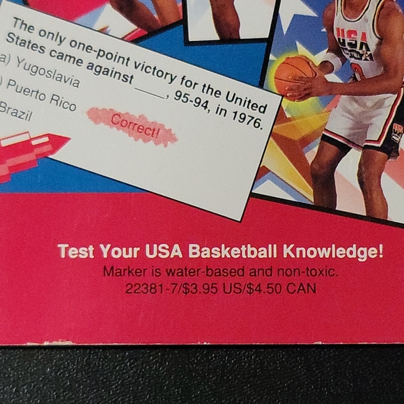 Vintage 1992 USA Basketball Dream Team book. - Picture 4 of 7